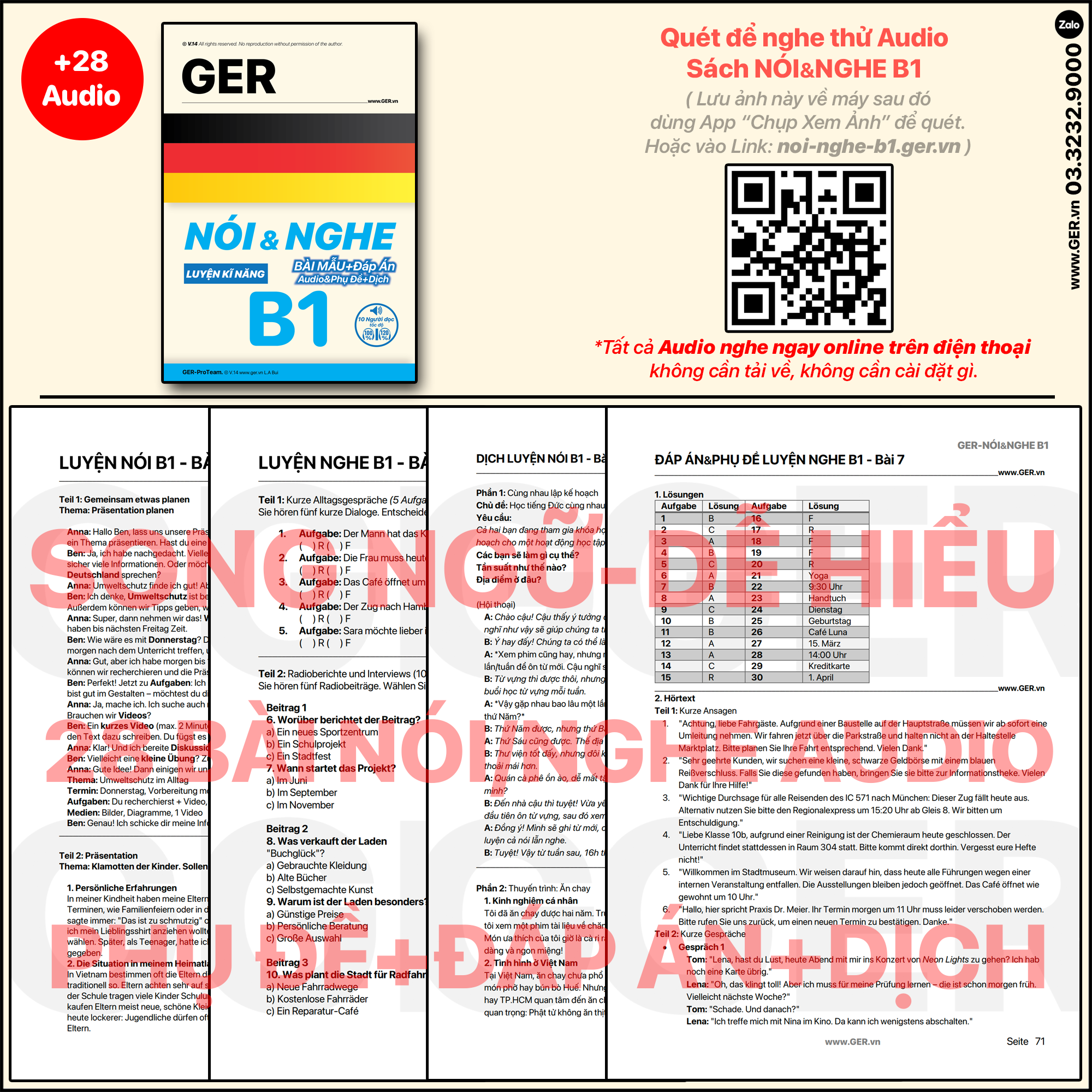 Nói&Nghe Tiếng Đức B1