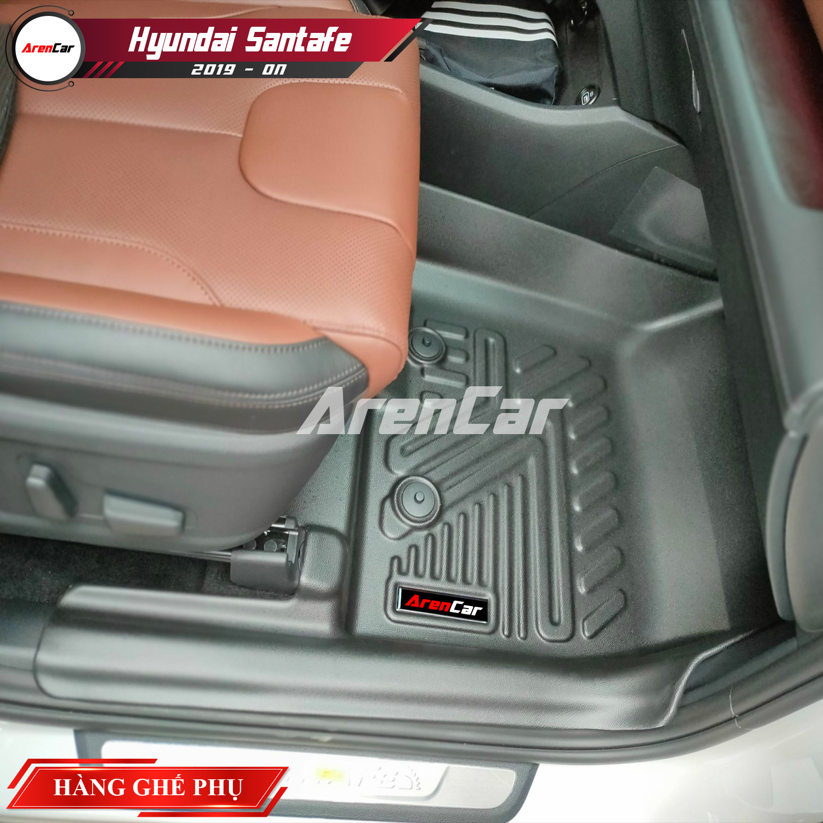 [Aren Car] Thảm Lót Sàn Ô Tô TPE Nhựa Đúc Hyundai Santafe_thumbnail_10