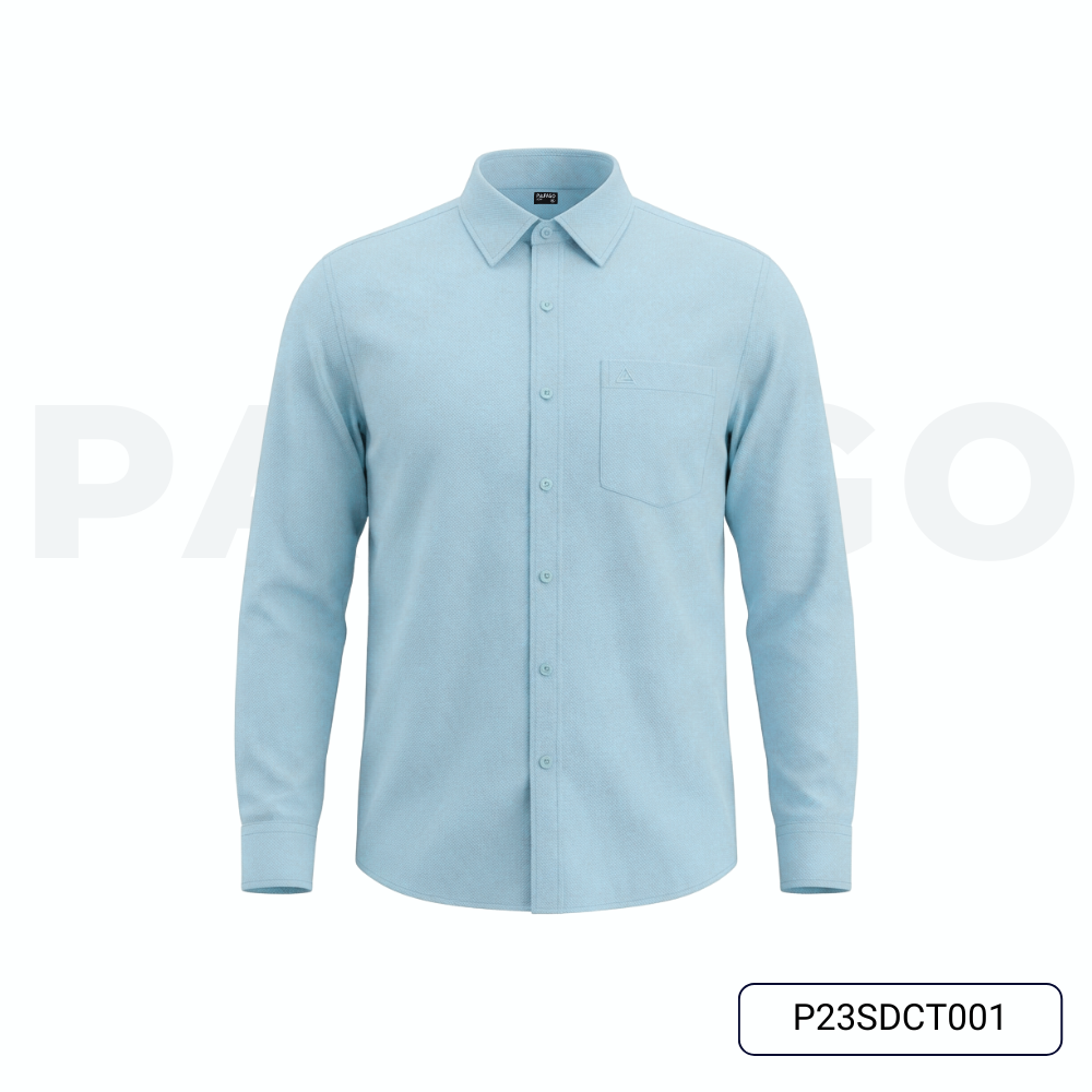 Áo sơ mi nam trung niên PAPAGO dài tay lai bầu vải oxford cao cấp - P23SDCT001_thumbnail_9