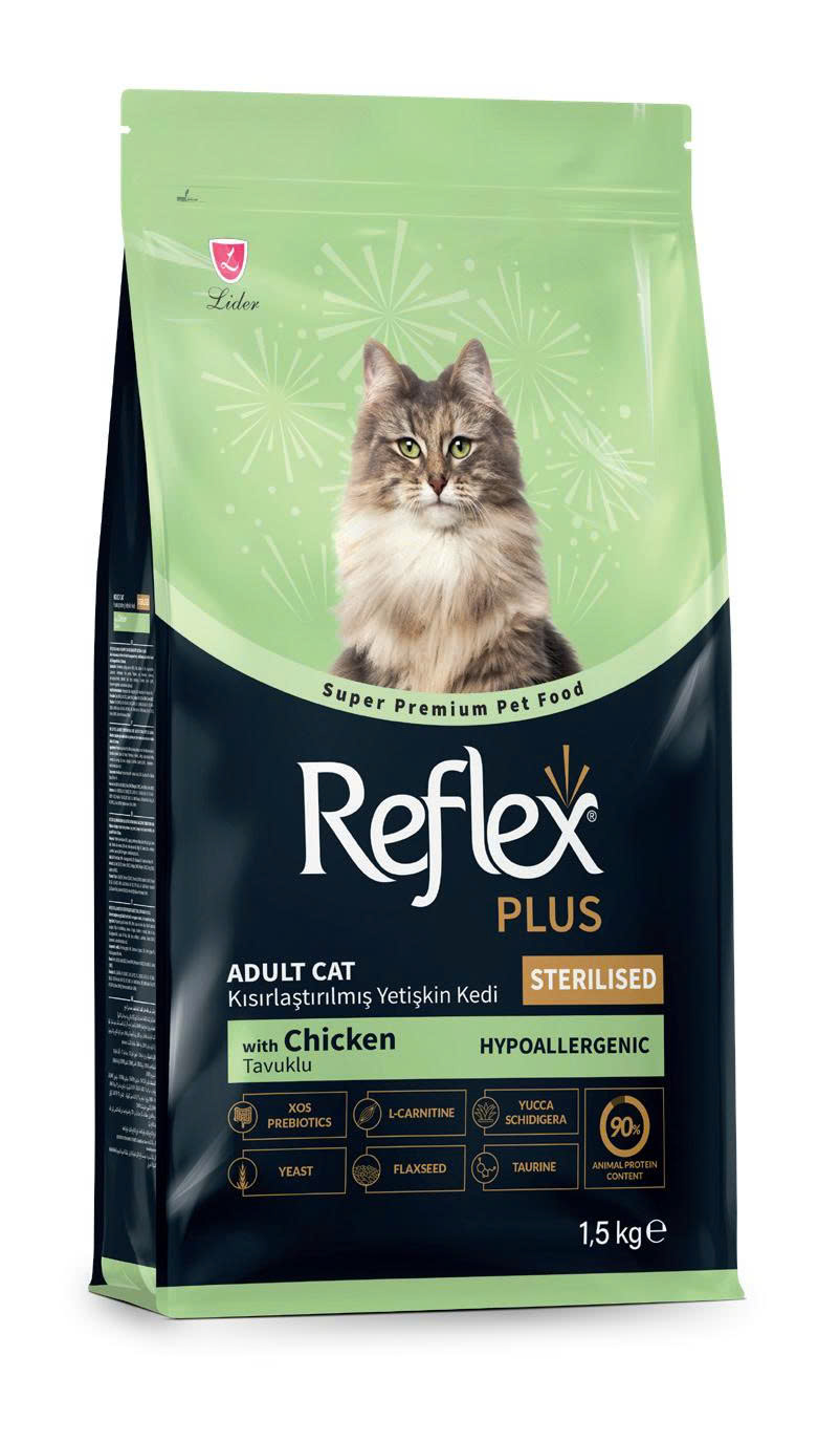 Thức ăn cho mèo Reflex Plus Sterilised Adult Cat Food with Chicken (Thịt gà)_thumbnail_0