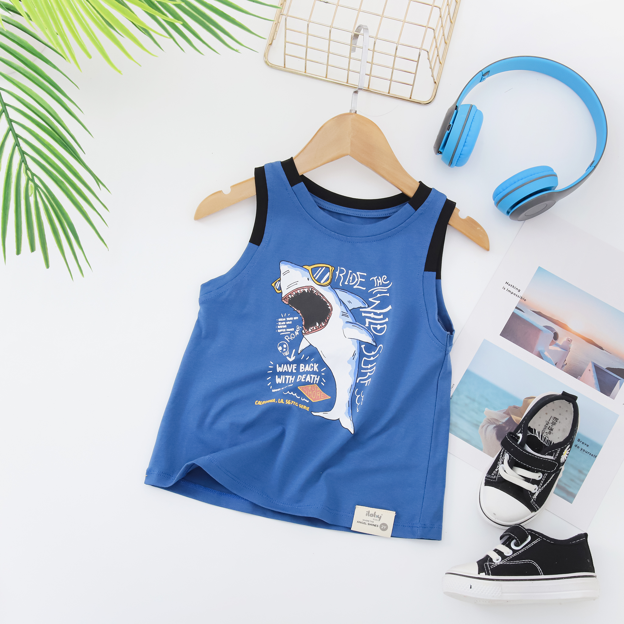 Áo tanktop phối bo