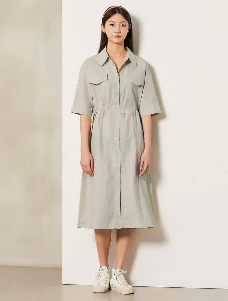 Đầm dài rút dây ( ĐEN )_thumbnail_2