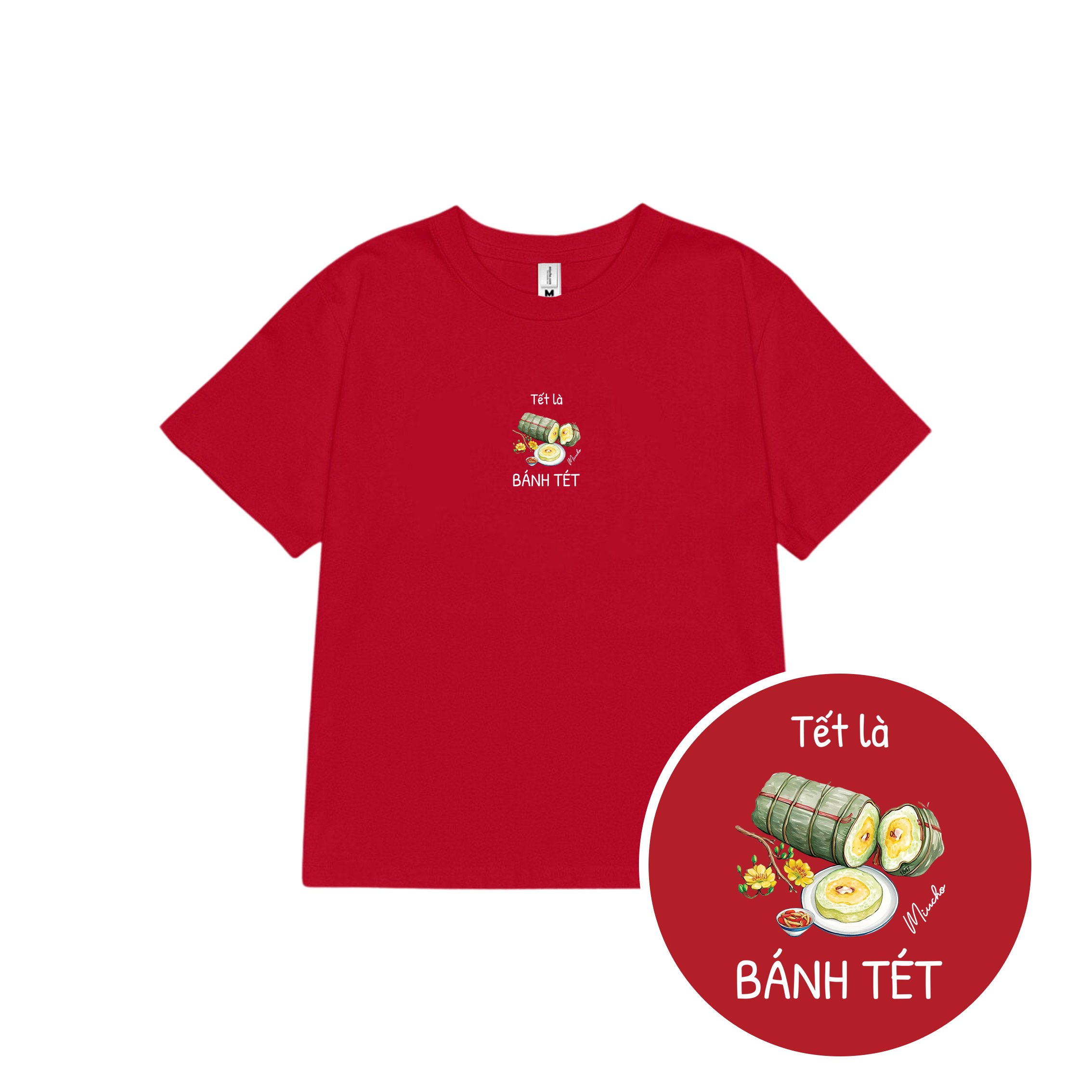 Áo baby tee tết cổ tròn chất vải cotton 4c co giãn thoáng mát 1847 Miucho in mix_thumbnail_2