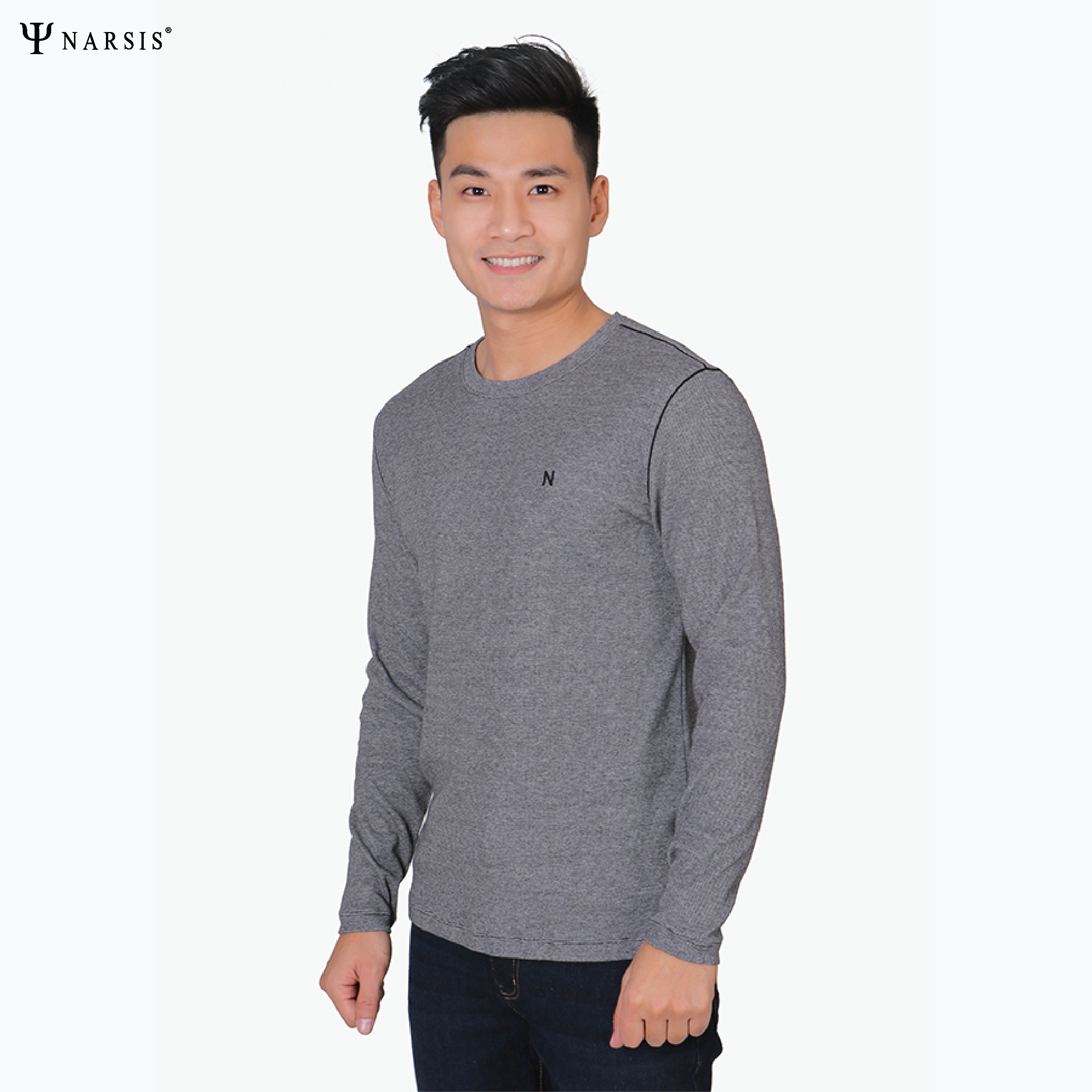 ÁO NAM NARSIS D8075 NARSIS CHẤT LIỆU THOÁNG MÁT, DỄ CHỊU, THOẢI MÁI CẢ NGÀY, DỄ VẬN ĐỘNG