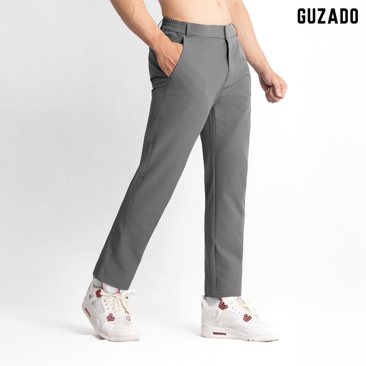 Quần Âu Nam GUZADO Cao Cấp , Cạp Cúc GDC03_thumbnail_20