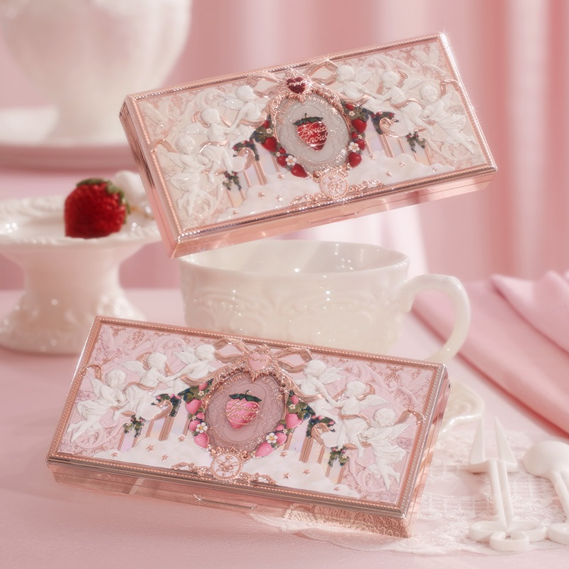 [FLOWER KNOWS] Bảng phấn mắt 7 ô Flower Knows Strawberry Cupid 14g