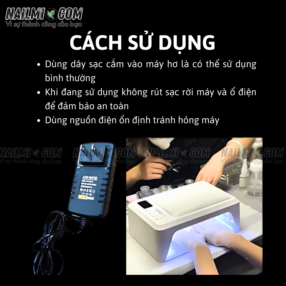 Dây củ sạc - máy hơ T8 - xịn - 24V 48W (Cái)_thumbnail_2