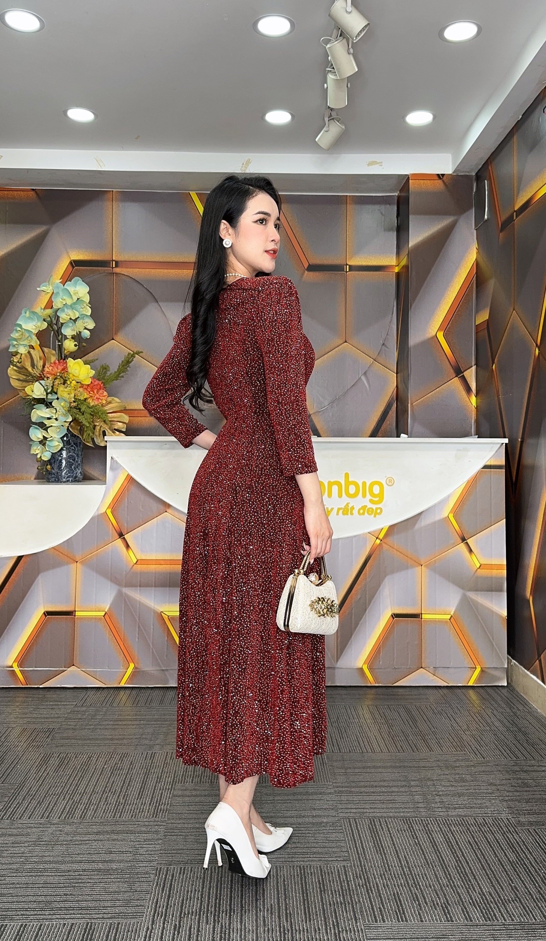 Đầm suông - Y1839 - Thương hiệu Zonbig_thumbnail_2