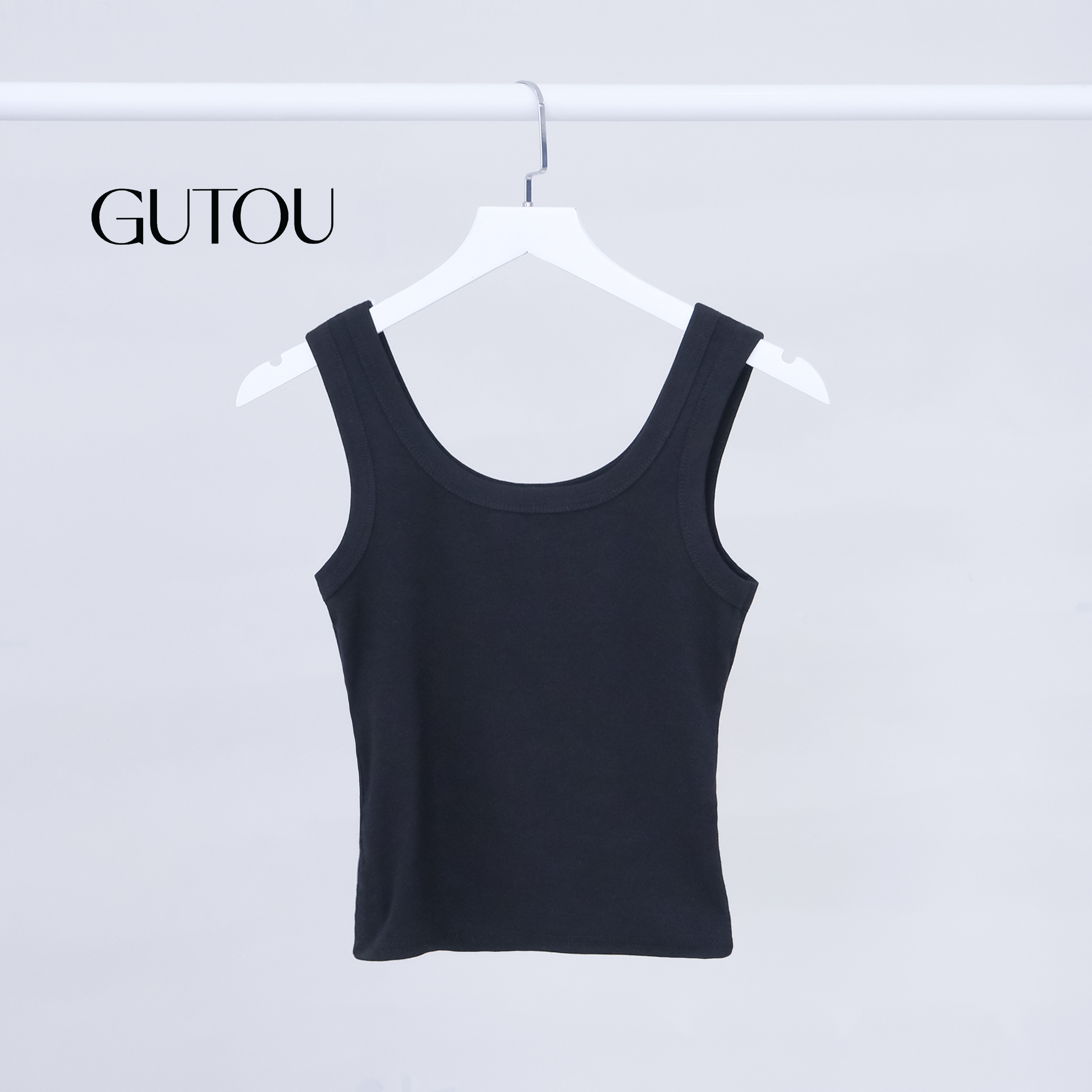 [ GUTOU ] Áo Ba Lỗ Basic Cổ Tròn Ôm Body_thumbnail_8