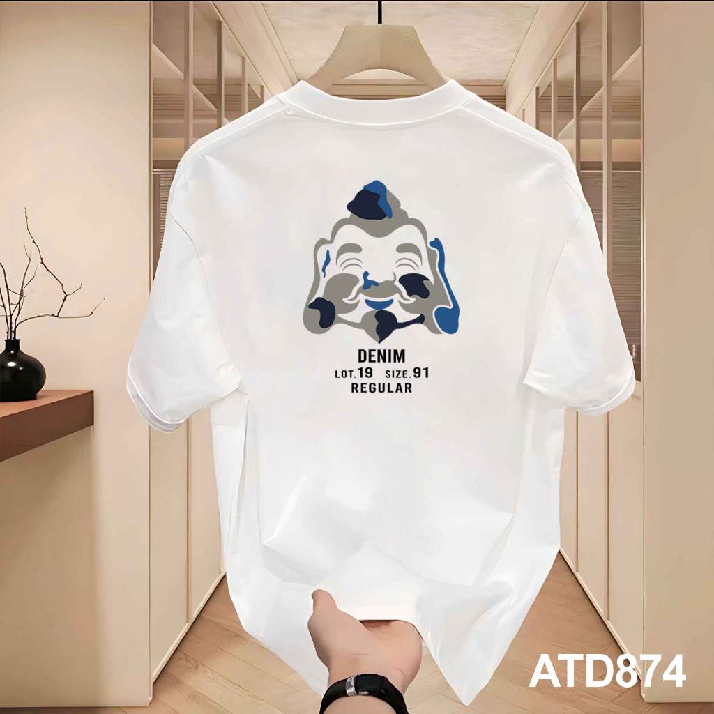 Áo thun Evisu nam chất form rộng local brand ATD874 Miucho Iconic tay ngắn vải cotton cổ tròn in mix_thumbnail_6