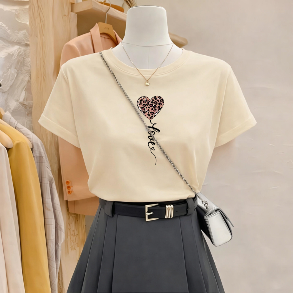 [Form vừa] Áo phông nữ màu Be nhiều mẫu - Loza G0467_thumbnail_7