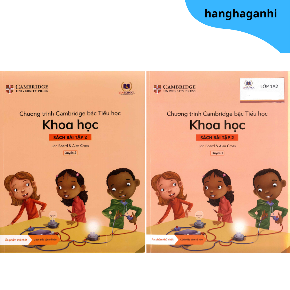 Cambridge Song Ngữ bậc Tiểu học - KHOA HỌC - Sách Bài Tập 2 - Quyển 1 & 2
