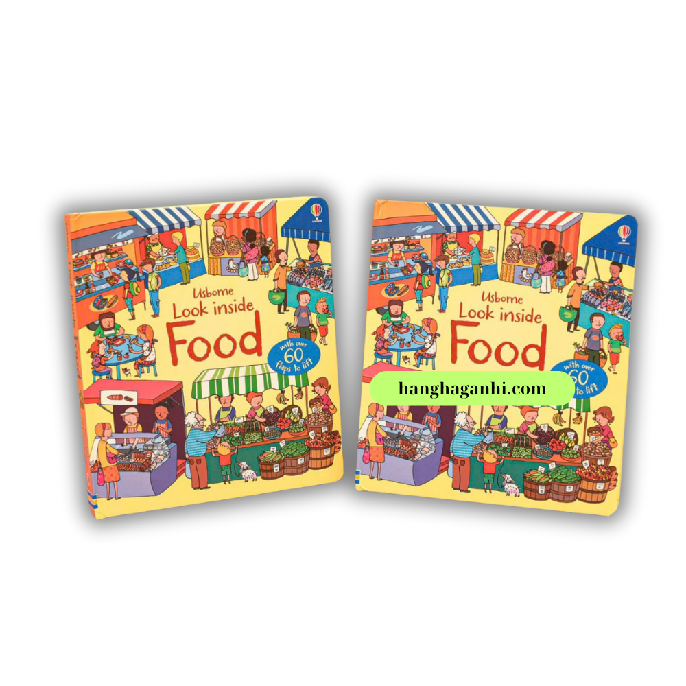 Sách lật mở Usborne Look inside Food