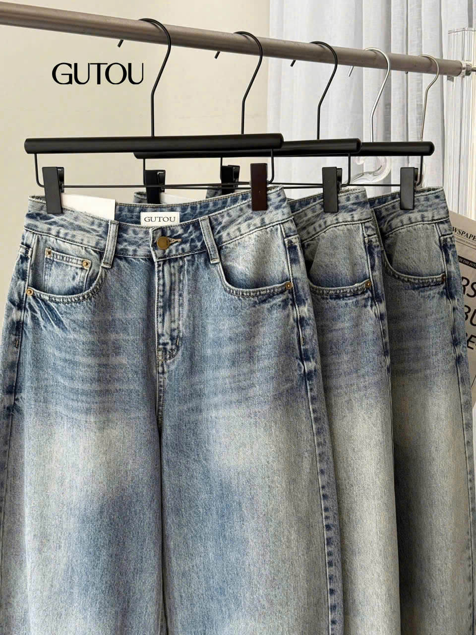 [ GUTOU ] Quần Jean Baggy Shooting_thumbnail_5