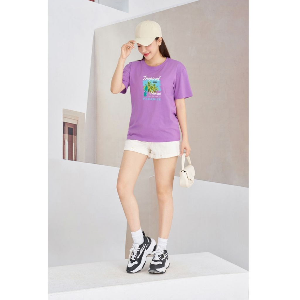 [Form Rộng] Áo phông nữ in hình 