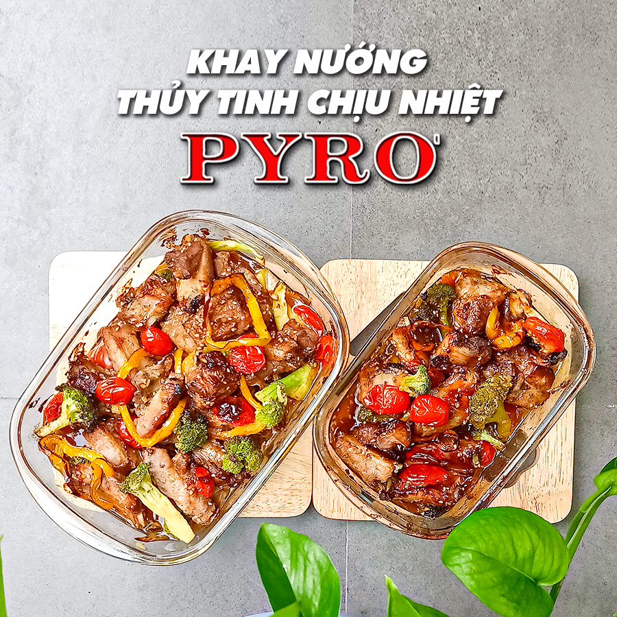 khay nướng thủy tinh chịu nhiệt