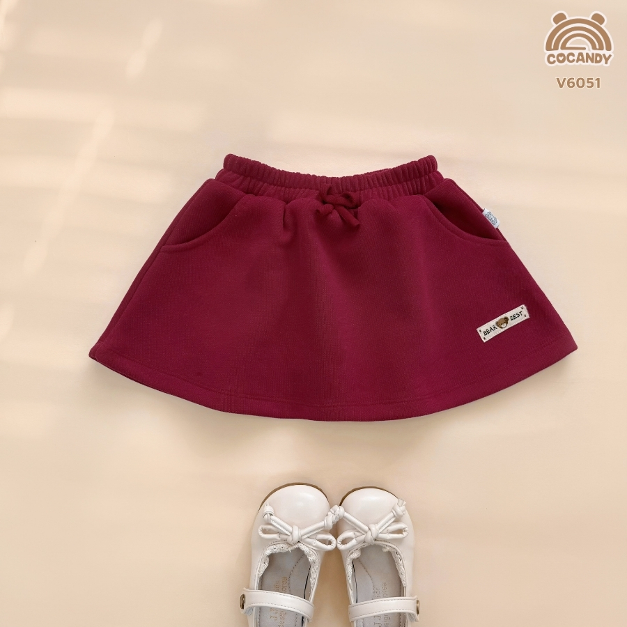 Chân váy cộc ĐỎ trơn tag gấu_thumbnail_1