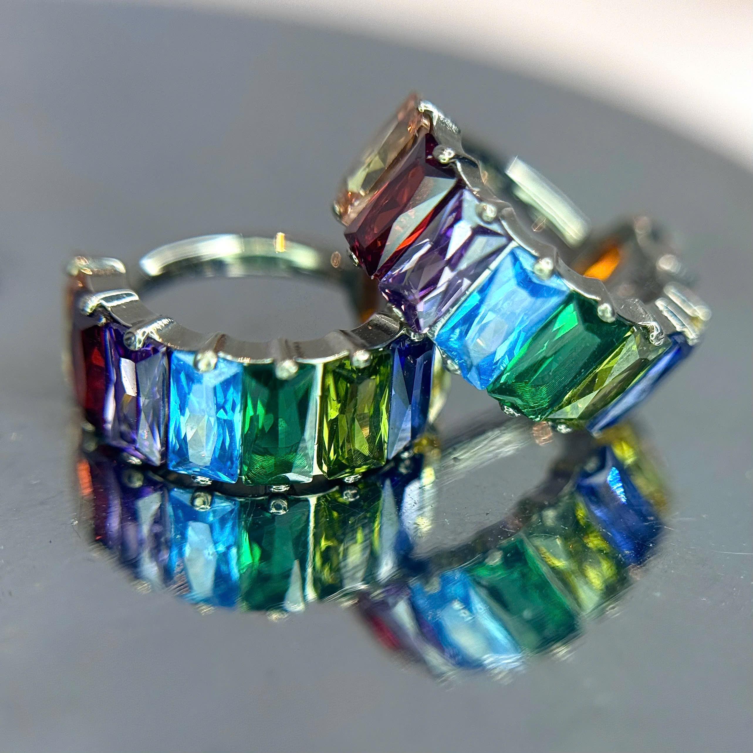 Khuyên vòng kiểu titan đa sắc size 8_thumbnail_2