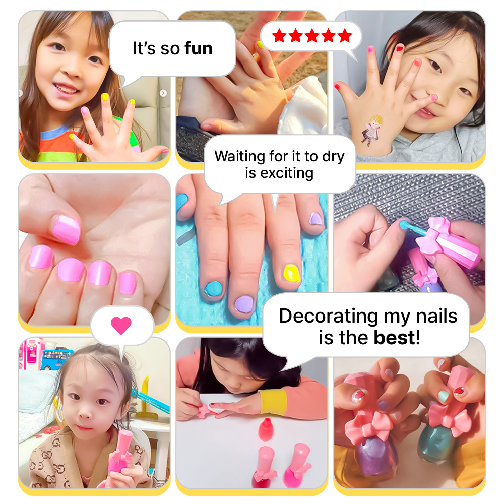 I'm Pinky Kids Water-Based Peel Off Nail Polish Pinky Paint 9ml_thumbnail_2