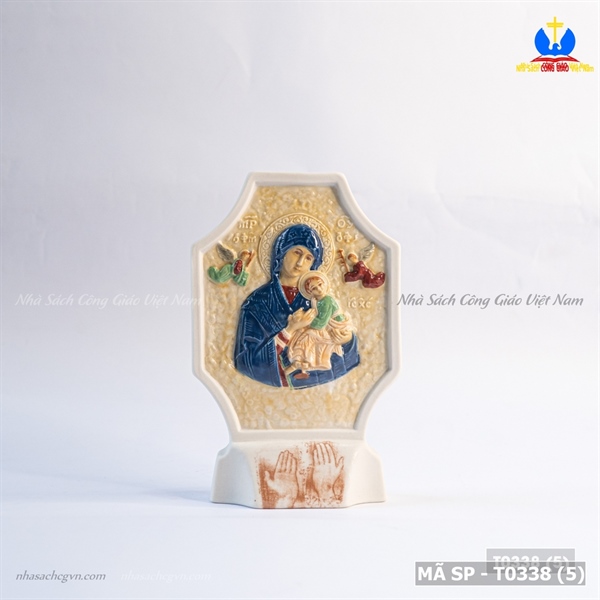 Tượng sứ Mẹ Hằng cứu giúp 16cm ✔_thumbnail_1