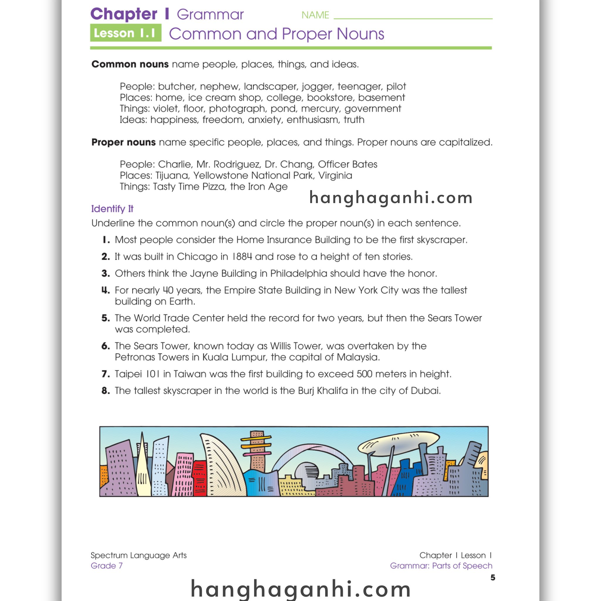 Sách Spectrum Language Arts Workbook Grade 7_thumbnail_7