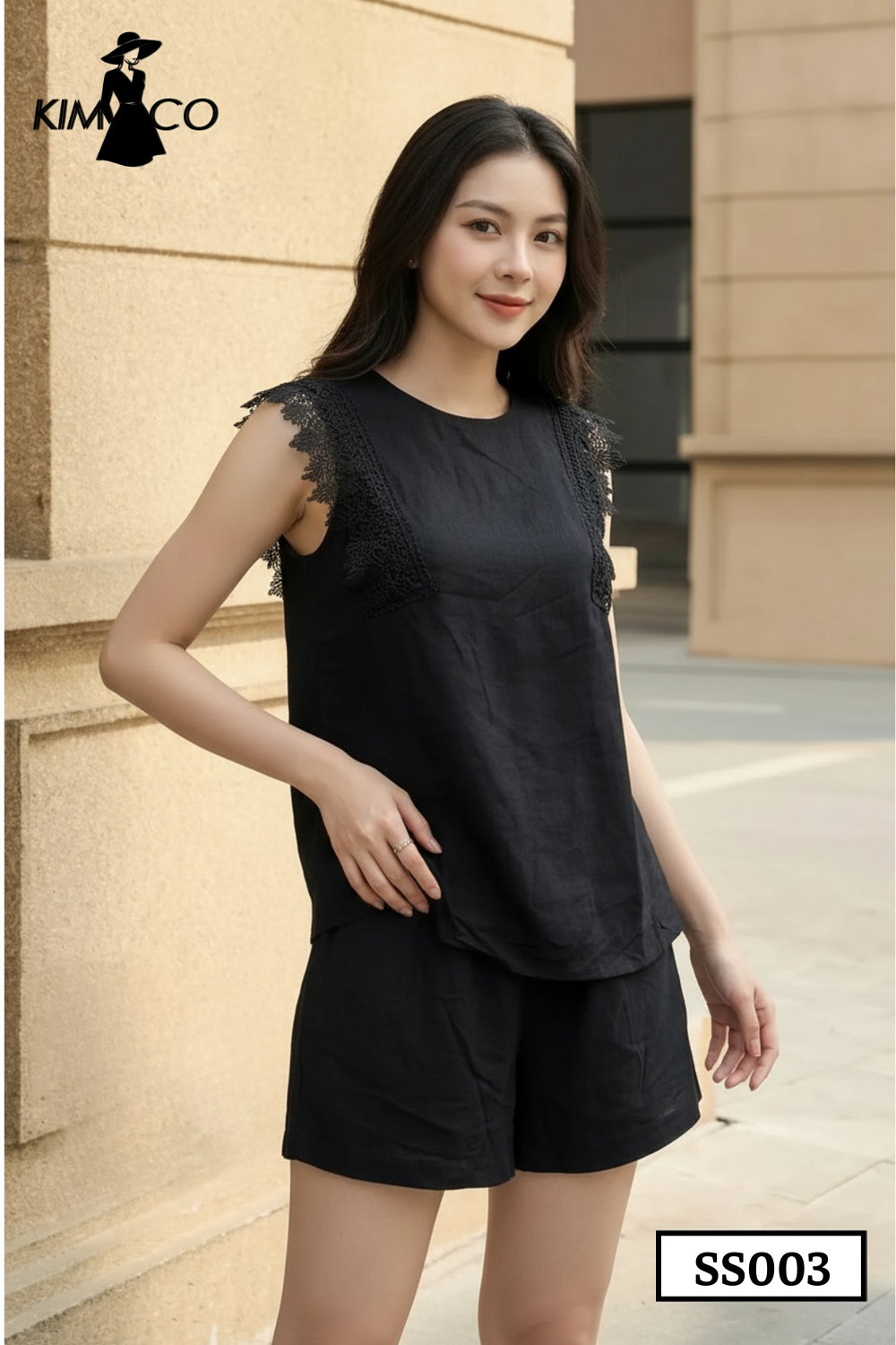 Set Élise Noir Lace Top - SS003_thumbnail_2