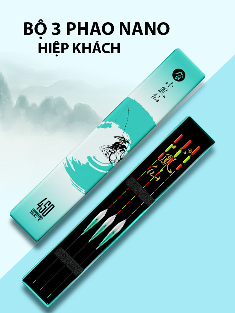 Bộ 3 Phao Nano Hiệp Khách Đuôi Tam Giác Chống Sóng Gió_thumbnail_9