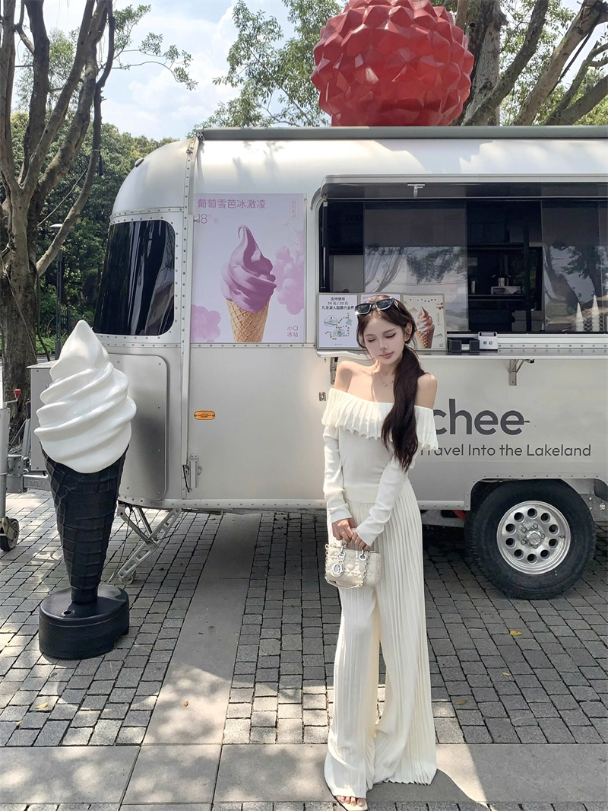 Áo Len Trễ Vai Thanh Lịch – Set Dài Nữ Tính_thumbnail_1