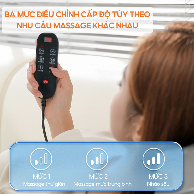 Ghế Mát Xa Lưng Toàn Thân NMI MART Massage Chườm Nóng Đa Vùng_thumbnail_5