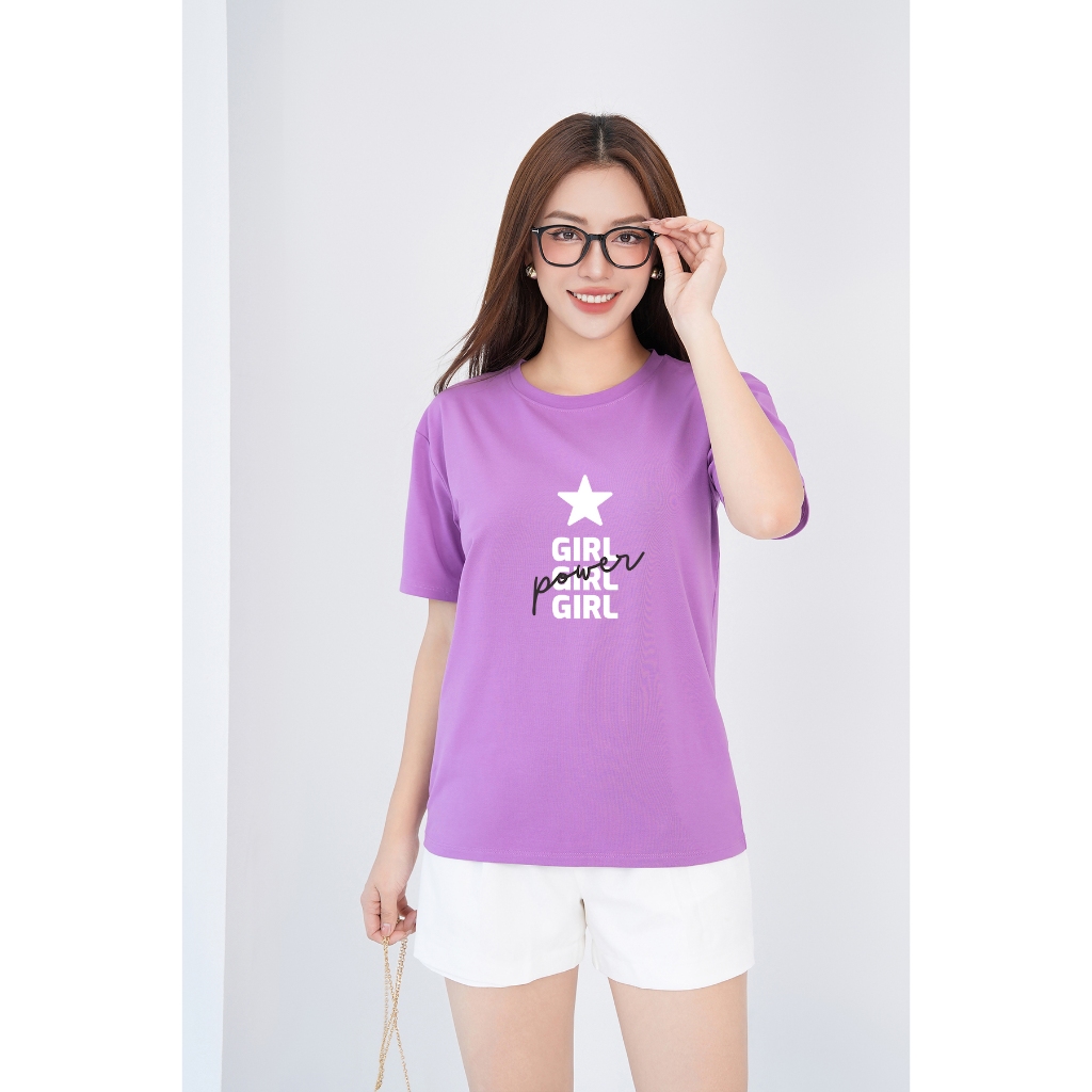 [Form Rộng] Áo thun nữ in hình lẻ size GIAO MẪU NGẪU NHIÊN Loza XA013_thumbnail_1