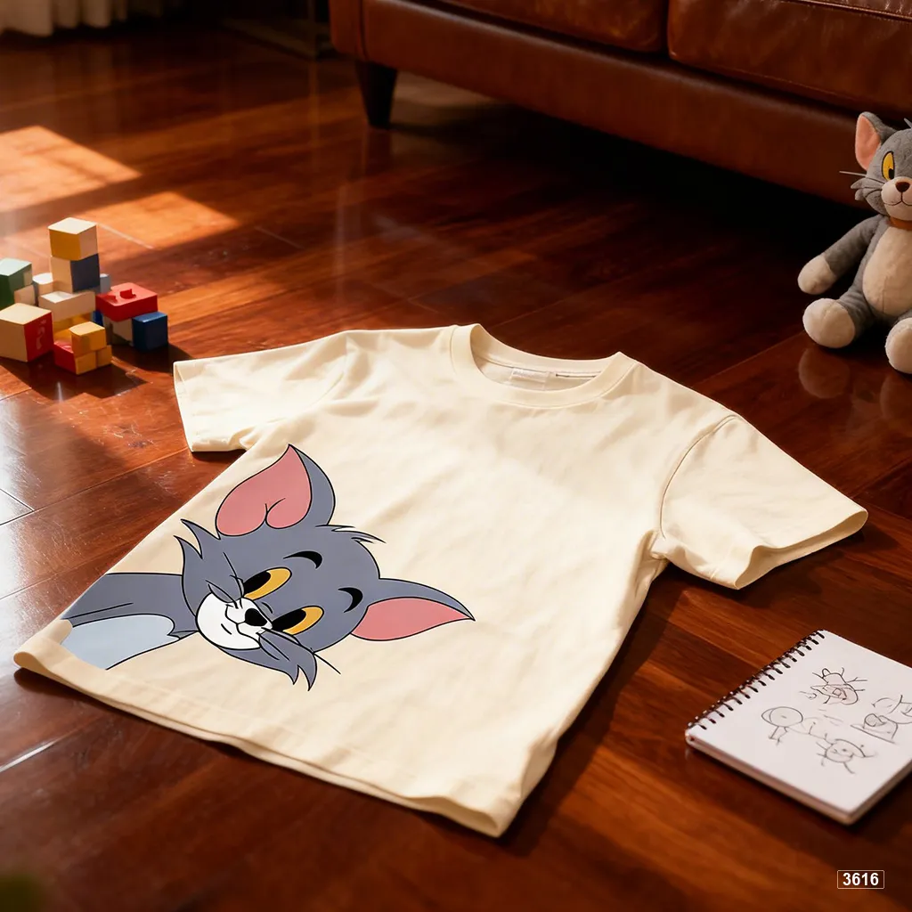 Áo thun bé trai bé gái hoạt hình Mèo Tôm Kado 3616_thumbnail_6