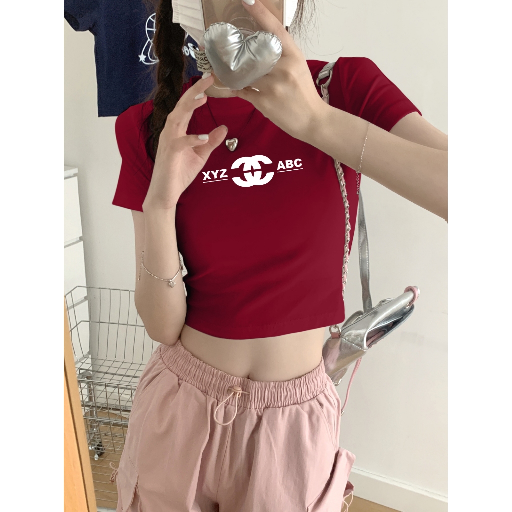 [Form Ôm] Áo croptop nữ ôm body in hình thời trang - Áo croptop ôm Loza G0131_thumbnail_2