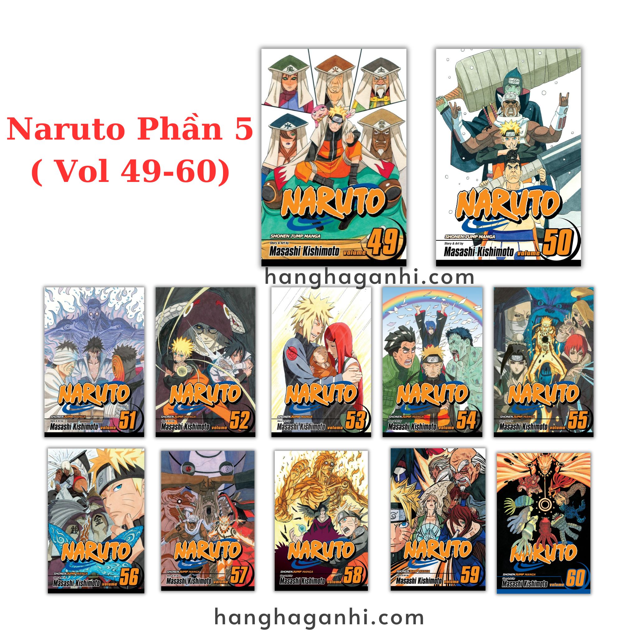 [TIẾNG ANH] - Truyện Tranh Manga Naruto Phần 5 (Volume 49-60)