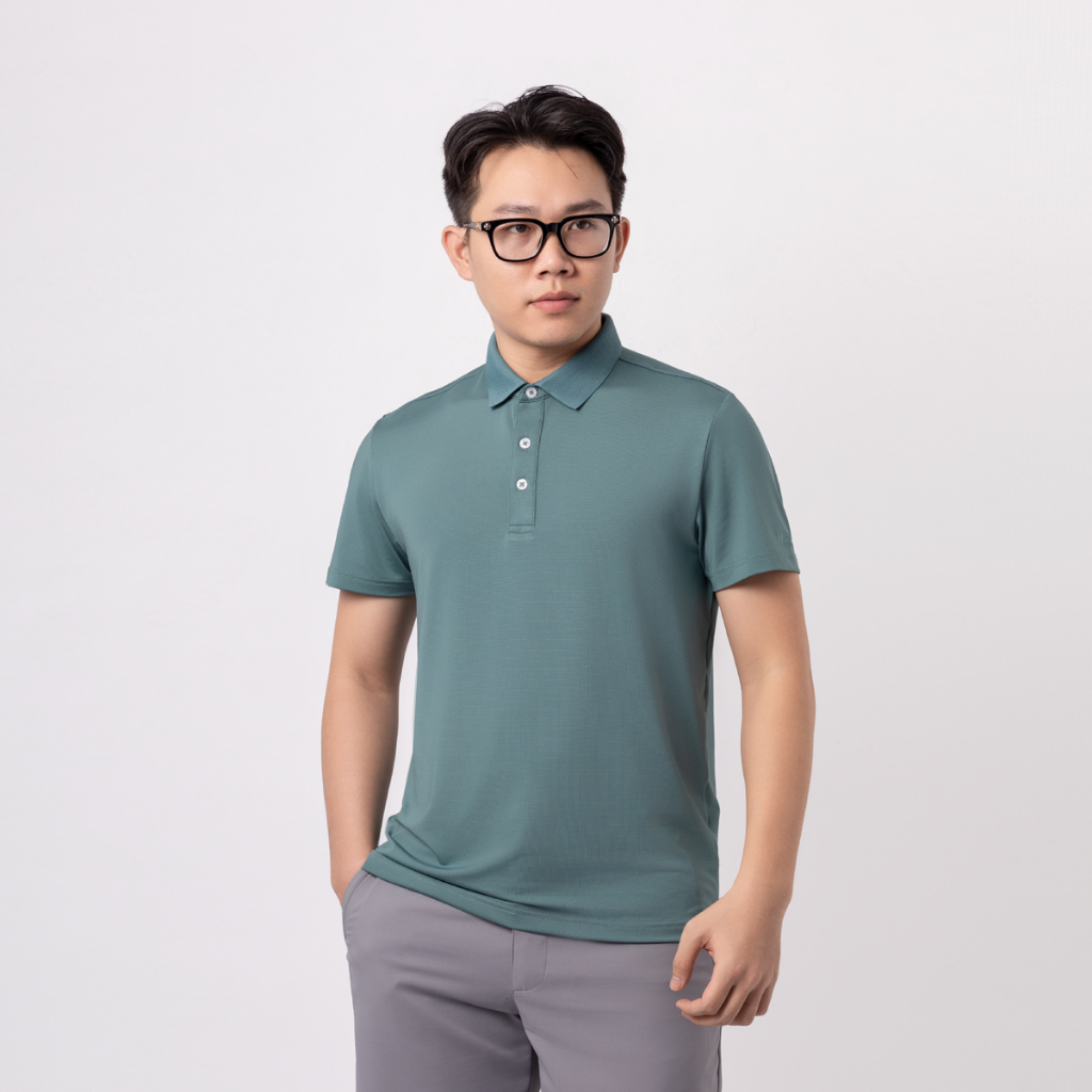 Áo Polo nam thể thao Coolmax Pro - Cổ dệt Jacquard MPS204R_thumbnail_4