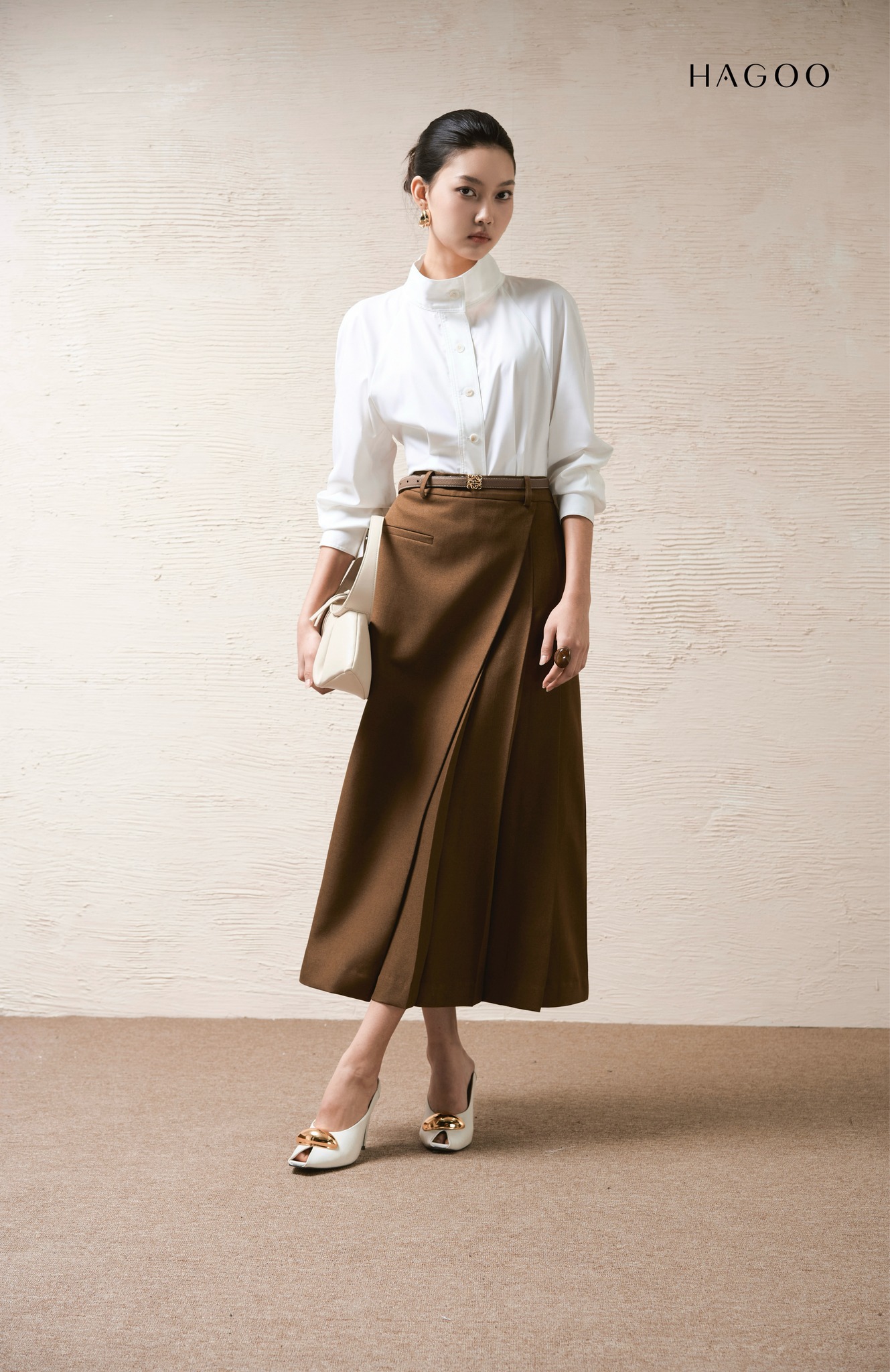 Chân váy xếp ly vạt chéo HAGOO_thumbnail_2