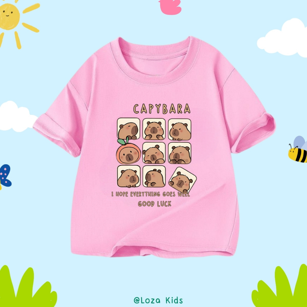 Áo phông cho bé in hình CapyBara nhiều mẫu - Loza Kids  AT024_thumbnail_2