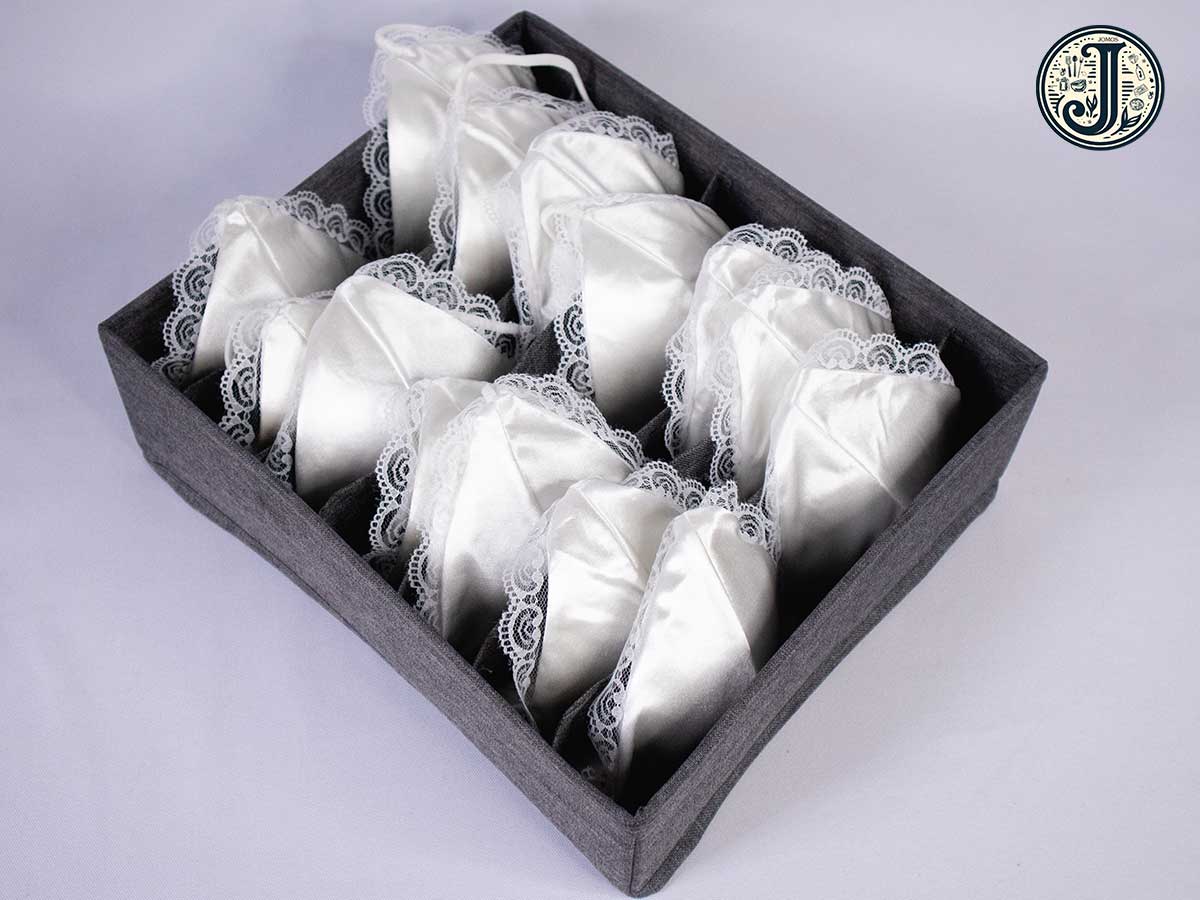 Khay đựng áo lót chia ngăn gấp gọn 7 ngăn xám J19X