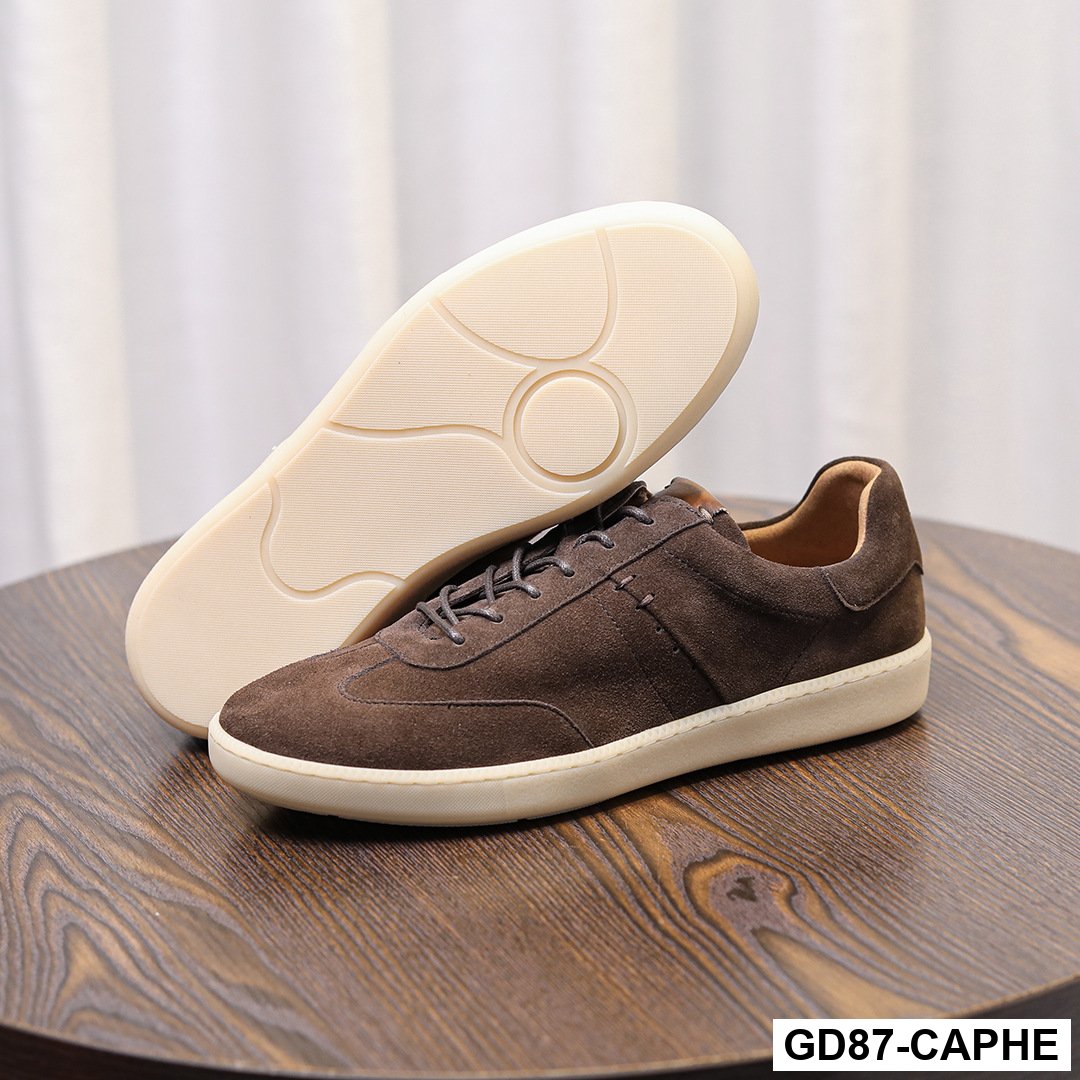 GD87 -  Giày Nam Retro Da Bò Lớp Đầu Tiên – Da Lộn Nubuck Mờ – Cổ Thấp Thời Trang, Nhẹ Sang Trọng – Giày Casual Forrest Gump 2025_thumbnail_8