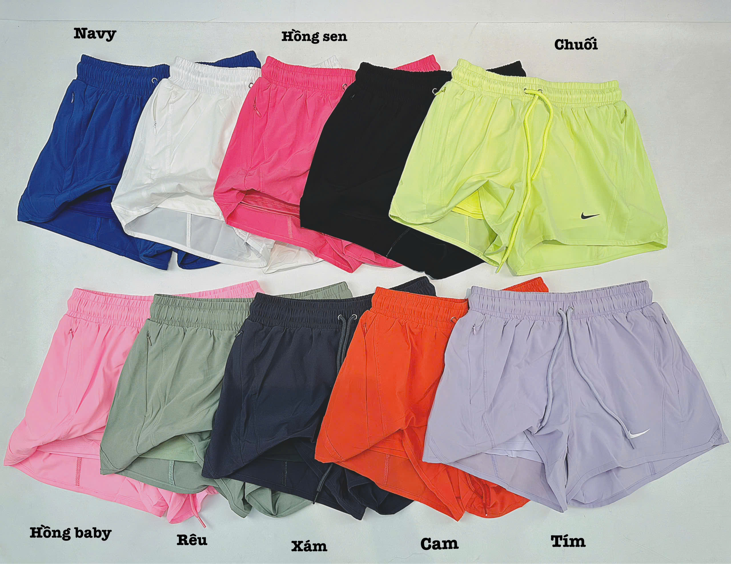 Quần Đùi Thể Thao Dáng Boxer 2 Lớp NK Túi Khoá_thumbnail_26