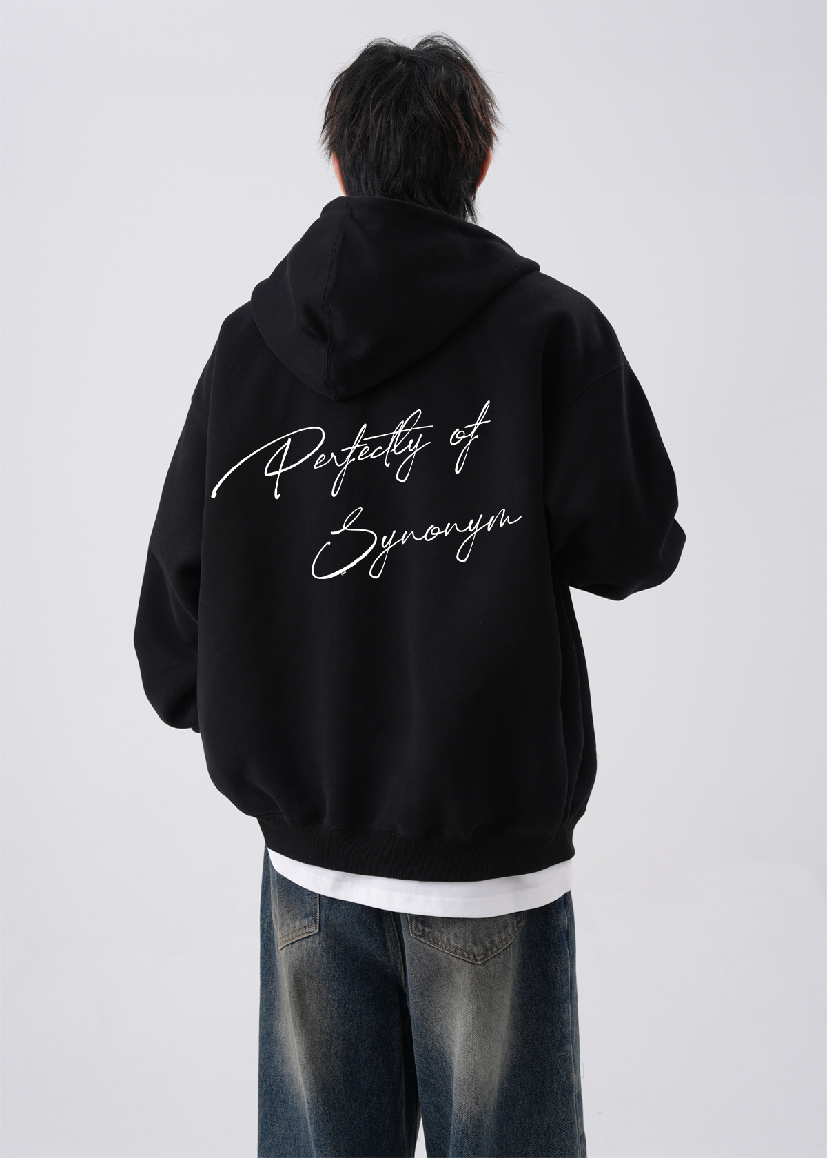 Áo hoodie zip nam local brand form rộng HZD1580 Miucho Club vải nỉ chân cua dày dặn mũ rộng in basic_thumbnail_2