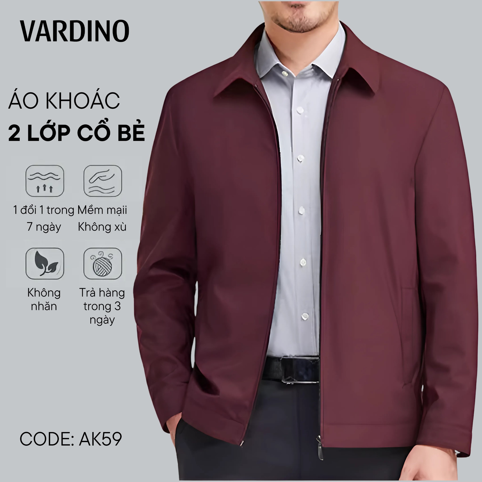 Áo khoác nam công sở Vardino AK59_thumbnail_2