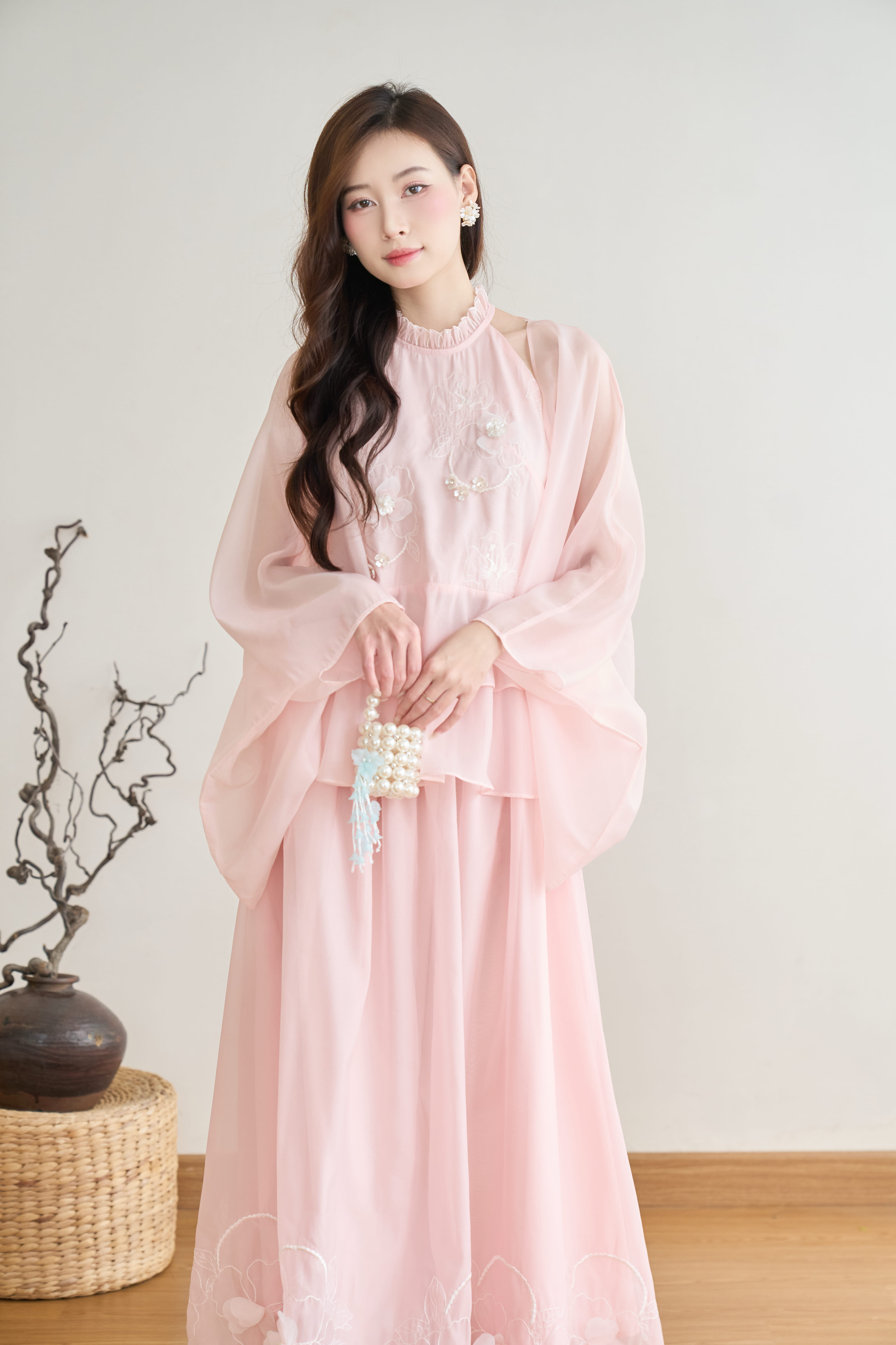 Set váy Hồng Uyển