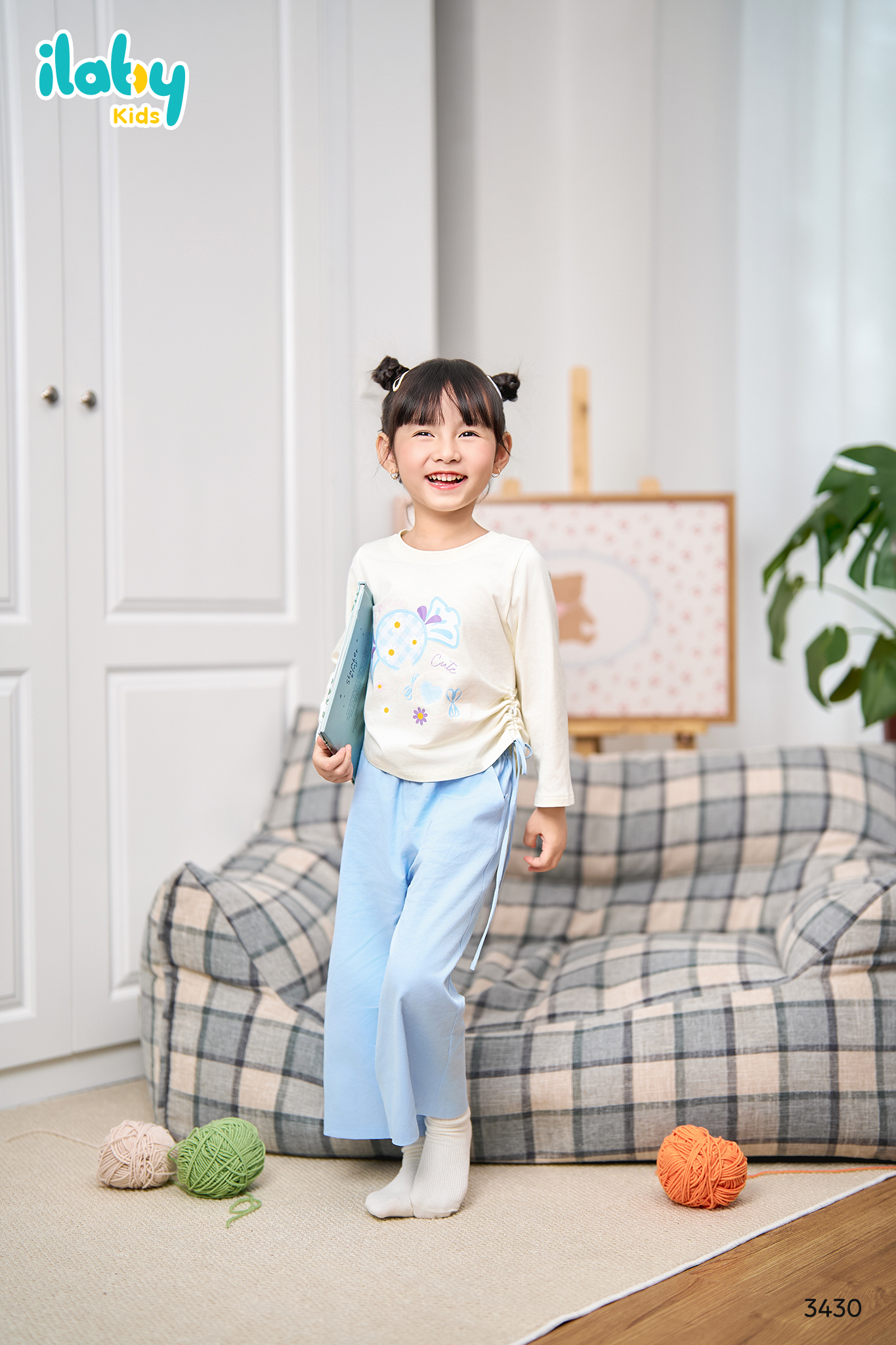 Bộ áo kiểu rút dây in hình