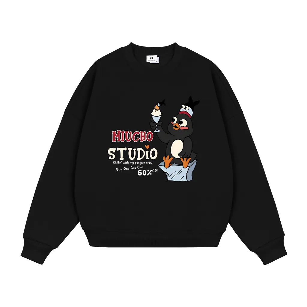 Áo Sweater unisex form boxy Miucho nỉ 2 da cao cấp thoáng mát hình dễ thương in mix 2794_thumbnail_10