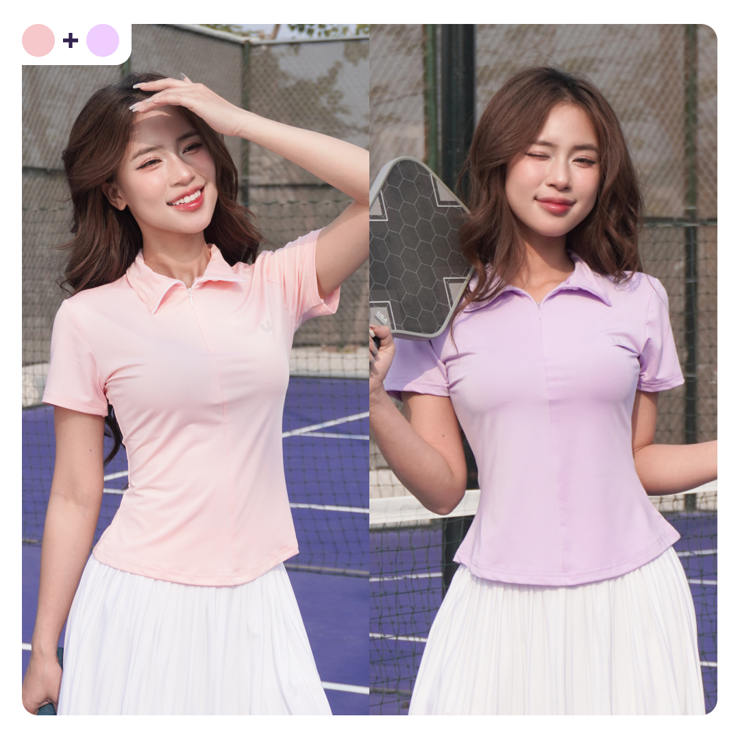 Combo áo polo Lia Top màu hồng pastel và tím_thumbnail_0