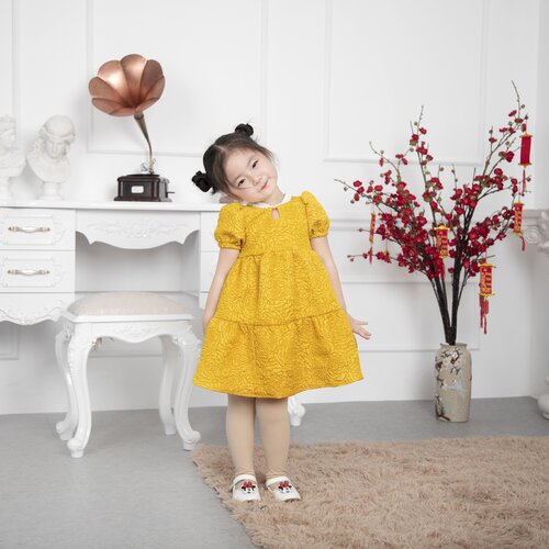 Váy gấm khoét lưng nơ sau_thumbnail_2