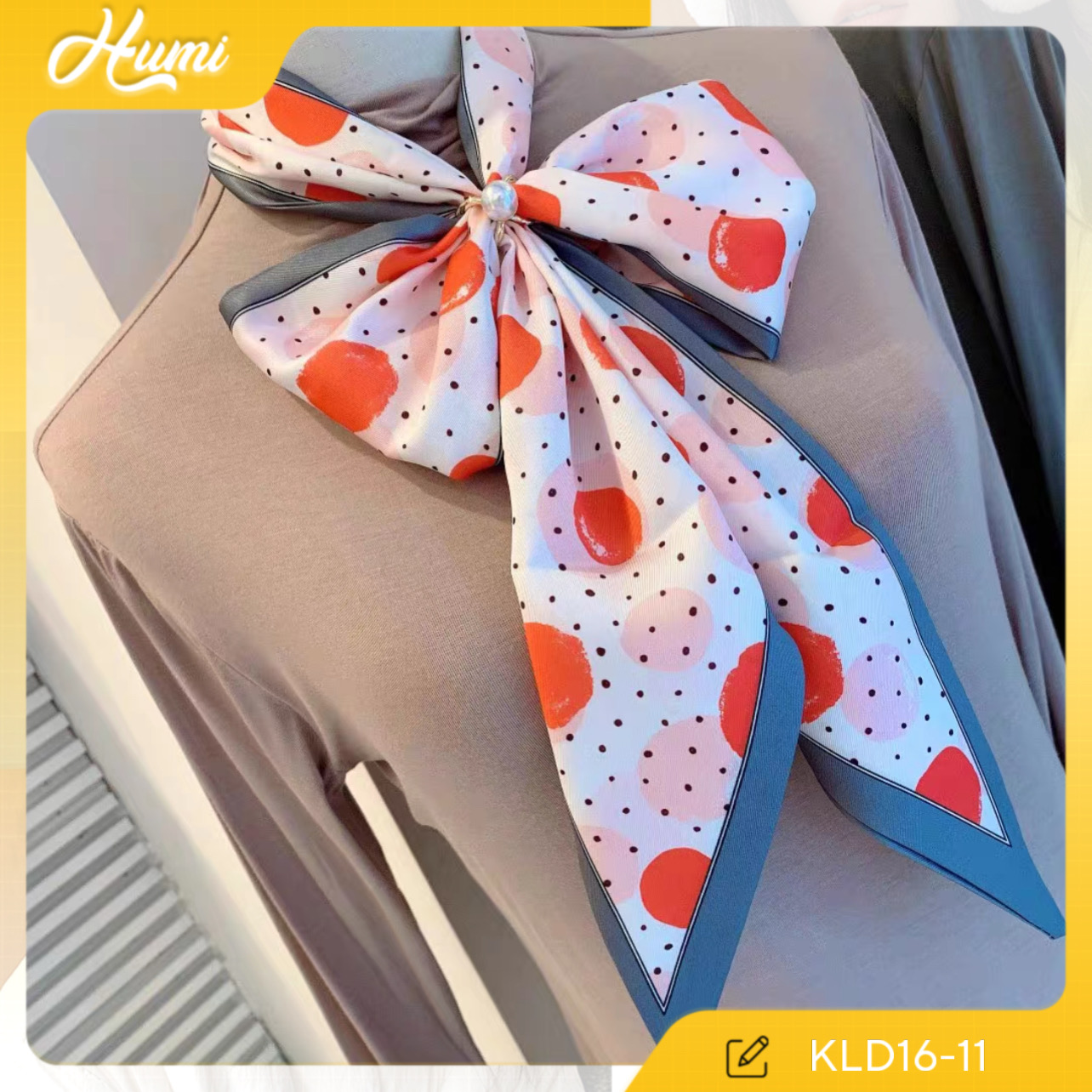 KHĂN LỤA THẮT NƠ (KLD16-11)