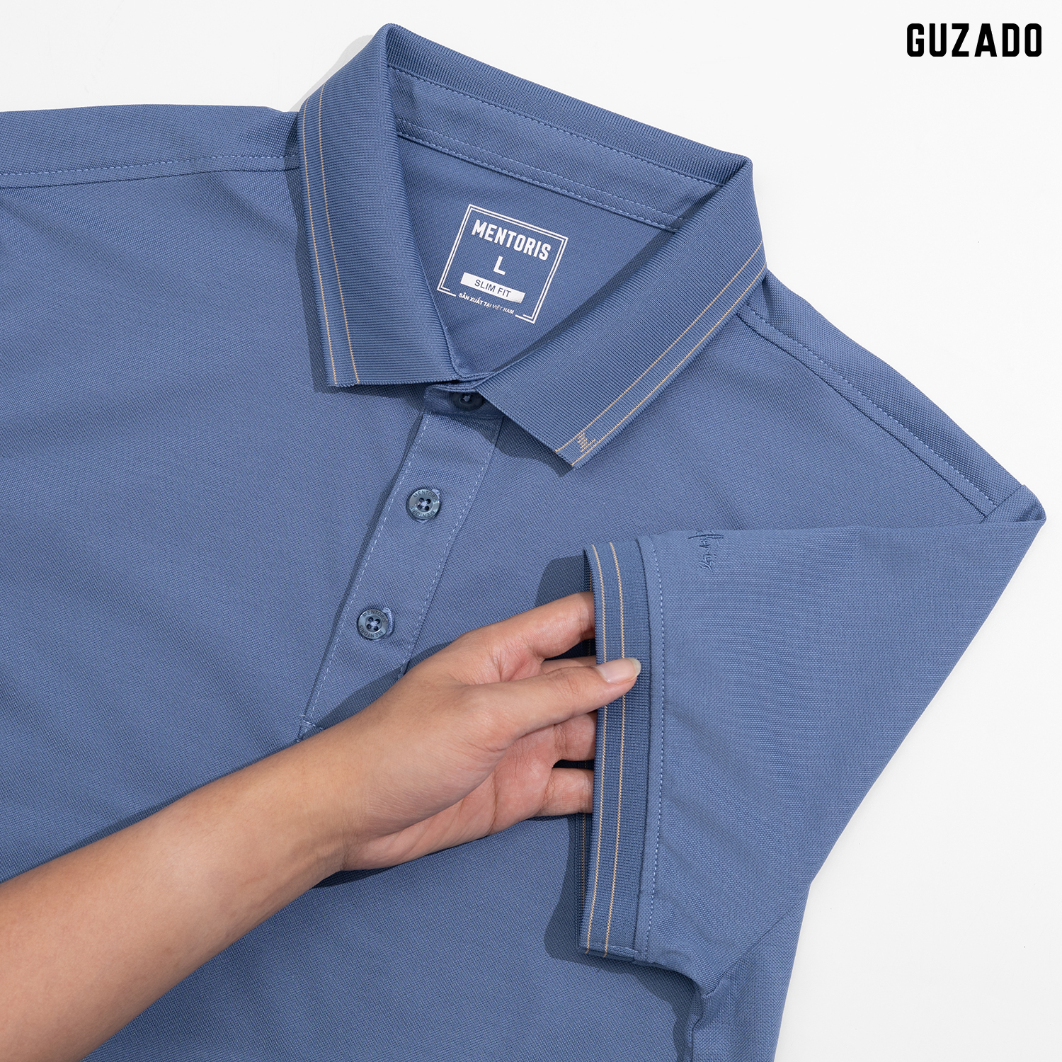 Áo Polo Nam Guzado Vải Cotton Form Slim Fit Trẻ Trung MPL2514S