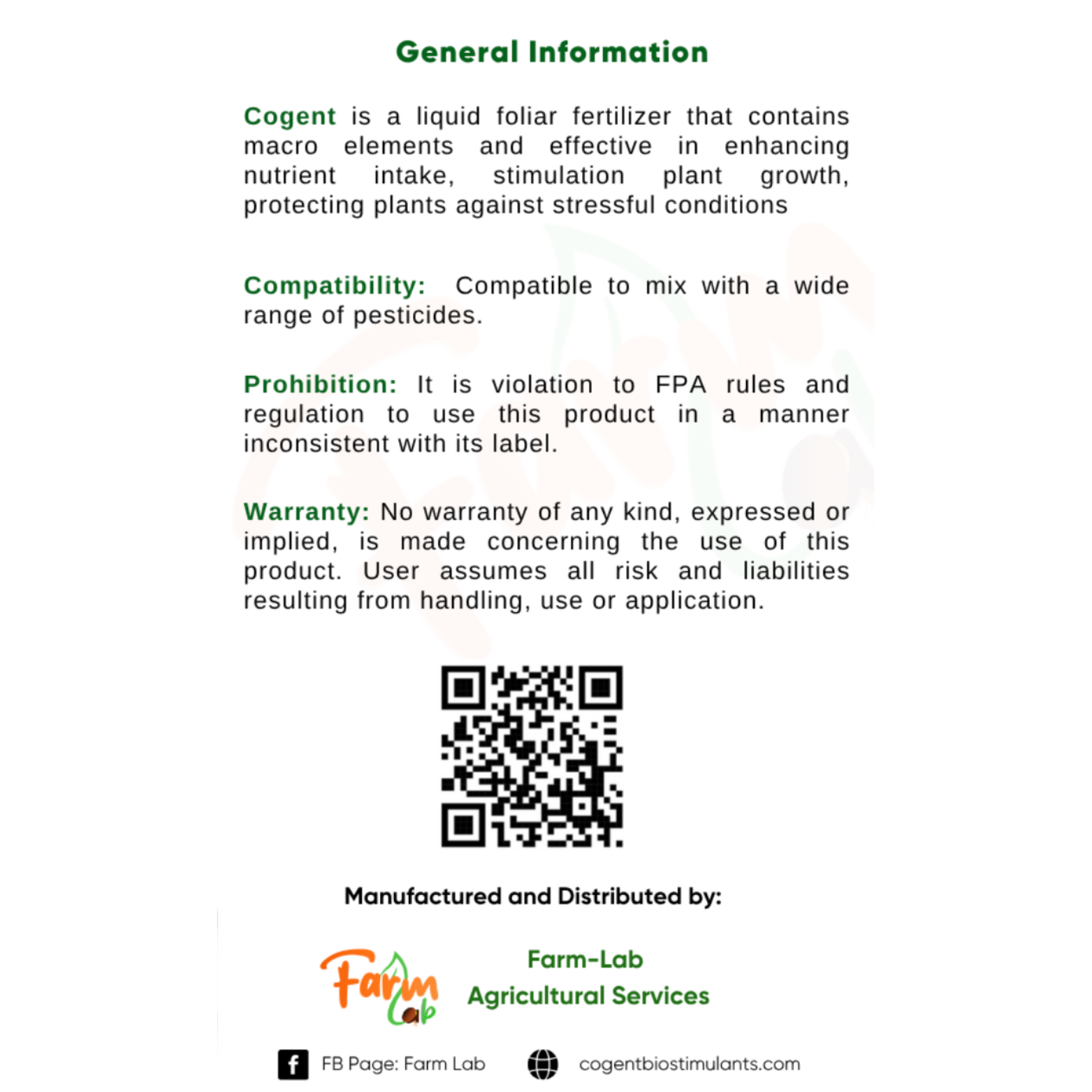 Cogent Bio-Stimulant Package 1