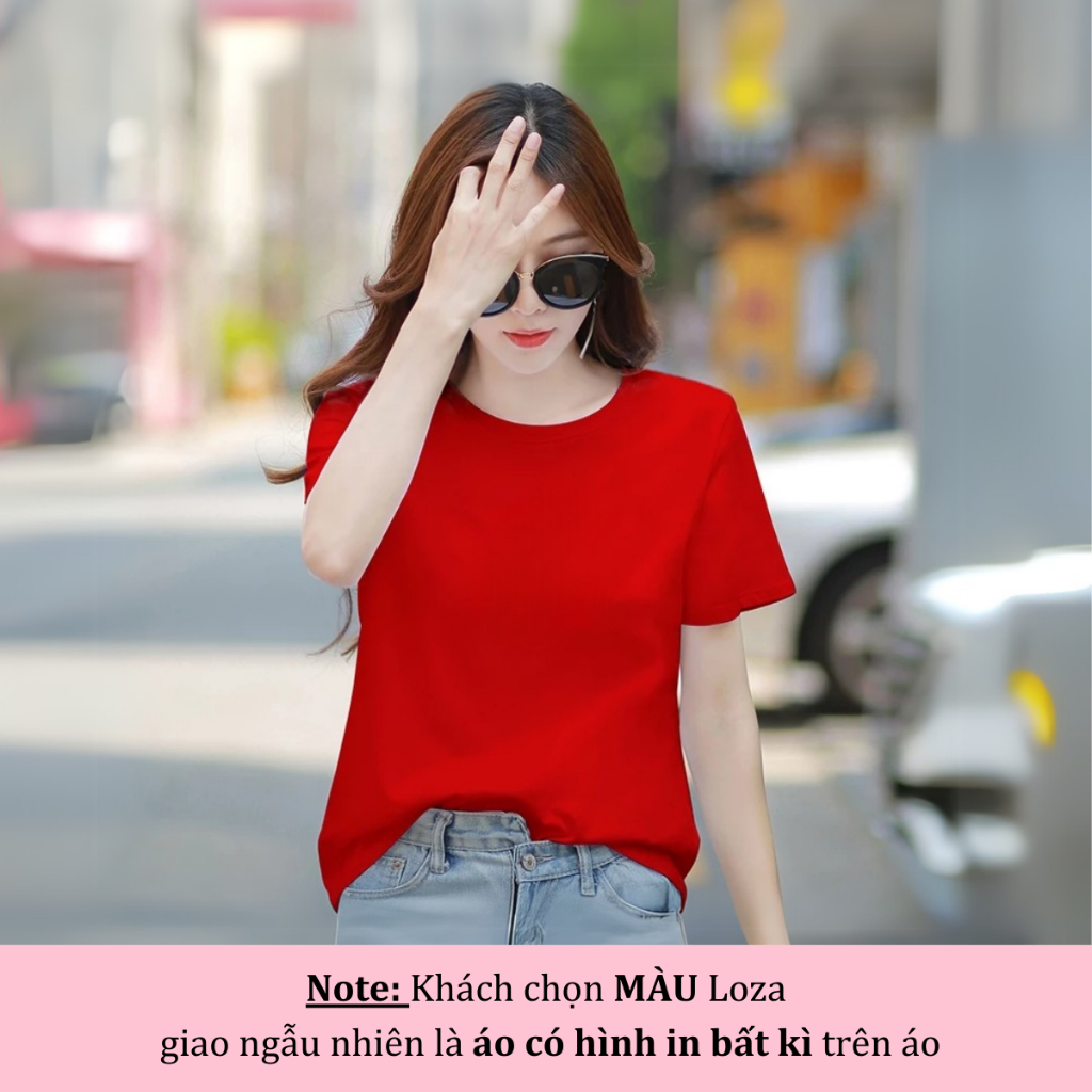 [Form Rộng] Áo phông nữ form rộng lẻ size mẫu lộn xộn - Giao hình ngẫu nhiên - Áo thun nữ Loza XA018_thumbnail_6
